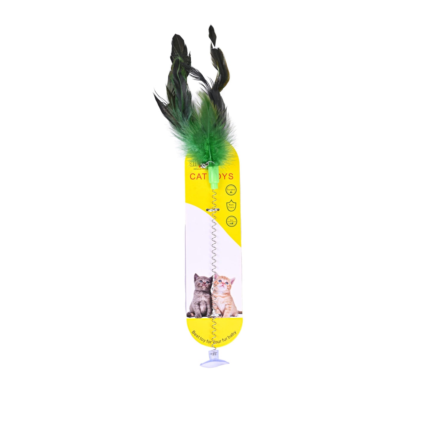 CAT TOY WITH FEATHERS BO-SK019
